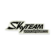 SkyTeam-Aufkleber fr Bubbly (grau-schwarz)