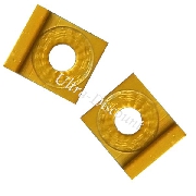 Kettenspanner, viereckig, gold (15mm)