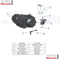 11000-22h50 * motor 125ccm euro3 fur skyteam t-rex