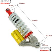 1334-bis stodampfer dirt bike agb27  (modell 8) 320 mm