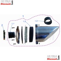 13723-16h10-bis ansaugrohr, luftfilter fur trex skyteam