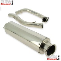 14000-15a20-bis3 auspuff verchromt fur skyteam pbr 125ccm