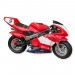 Pocket Bike 49ccm Hohe Qualitt rot und wei