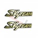 2 x Plastikaufkleber mit SkyTeam-Logo fr Skymini Tank