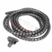 Kabelabdeckung 10mm , Lnge 3m fur Citycoco (Grau)
