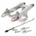 Schwingarm Aluminium Tuning f�r Monkey-Gorilla (verst�rkt, +10cm)