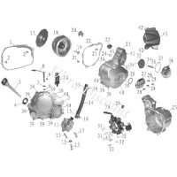 3-st-9e anlassergetriebedeckel fur quads shineray 250ccm st-9e