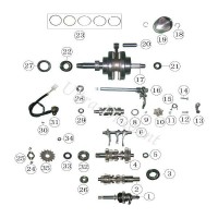 3 motor-kugellager fur quad shineray 200 ccm stiie - stiie-b ( 47 - 6204)