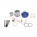 Kit 49 ccm 4 Schleusen 10 mm, Aluminium (Typ A, blau) fr pocket bike