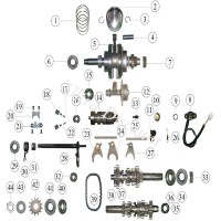 4-ste mutter fur antriebsritzel quad shineray 300ste - st-4e