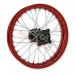 Felge hinten 14', rot, fr dirt bike AGB30 (:12mm,Typ 4)