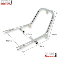 46110-14a20-bis gepacktrager fur dax skyteam skymax (chrome type2)