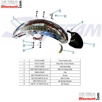 53110-14a00 kotflugel vorn chrome fur skyteam dax skymax