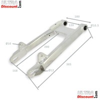 61100-m1c12-bis schwingarm aluminium tuning fur monkey und gorilla (+10cm)