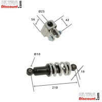 66600-15a00-bis-2 schwingarm einteilig tuning aus alu fur monkey - gorilla