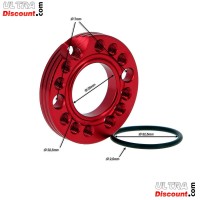 adaptateur-de-pipe-admission-28mm-rouge-pour-dirt-bike-125cc-160cc-ultra-1297789904bis ansaugstutzen-anpassung dax 110ccm - 125ccm (rot, 28mm)