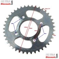 couronne-renforcee-41-dents-pas-420-pour-dirt-bike-type-1-ultra-1308bis kettenkranz, verstarkt, 41 zahne 420 teilung fur dirt bike (typ 1)