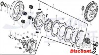 embrayage_skyteam dichtungsring fur zahnrad kupplung motoren 50ccm fur dax skyteam