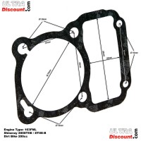 joint-embase-moteur-163fml-ultra-1274bis zylinderfudichtung fur dirt bike 200cc