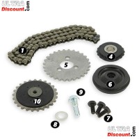 lx50-s-bis2 steuerkettensatz 50ccm fur trex skyteam