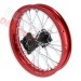 Felge hinten 14'', rot, fr dirt bike AGB30 ( : 15mm,Typ 4)