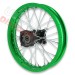 Felge hinten 14', grn, fr dirt bike AGB30 (Typ 4)