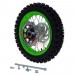 * Rad hinten 12'', grn, (Spikes 12 mm) fr dirt bike AGB27