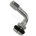 Ventil Winkel f�r Schlauchlose Reifen (Chrom)