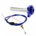 Griff - Gasgriff (schnell), blau, Qualit�tsprodukt + Kabel