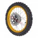 Rad vorn 14', gold, Spikes 10 mm, fr dirt bike AGB27