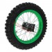 Rad hinten komplett 14'', grn, fr dirt bike AGB30