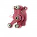 Bremssattel hinten Rosa fr Teile Pocket Bike ZPF