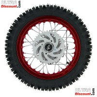 roue-arriere-12-complete-rouge-pour-dirt-bike-agb27-ultra-1259bis2 * rad hinten 12, rot, (spikes 12 mm) fur dirt bike agb27