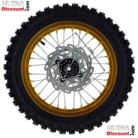 roue-arriere-14-ps-complete-or-pour-dirt-bike-agb30-ultra-1457bis rad hinten komplett 14, gold, fur dirt bike agb30