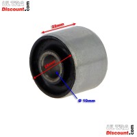 silent-bloc-moteur-scooter-104120-139qma-0000bis schwingungsdampfer motor fur quad shineray 150ste (: 28 mm)