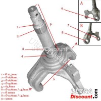 ultra-1278763396-bis achsschenkel links fur quad bashan 200ccm (bs200-3a)