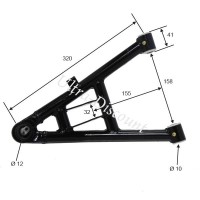 ultra-1294491421 unterer querlenker links quad 250 ccm stxe 320mm nach 2008