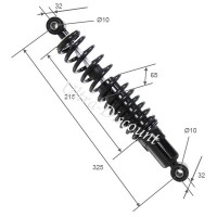 ultra-1299691095_bis stodampfer hinten fur quad shineray 200 ccm (330 mm)