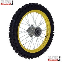 ultra-1350-2 rad vorn 14, gold, fur dirt bike agb29