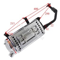 ultra-1354807344-bis auspuff fur chinesische motorroller 125 ccm (typ2)