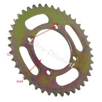 ultra-1467-bis kettenkranz, verstarkt, 37 zahne fur dirt bike (typ 5, zahnteilung 420