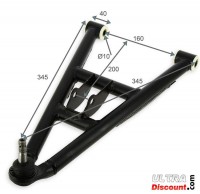 ultra-1709-bis2 querlenker unten, rechts, fur quad 200 ccm shineray (345mm)