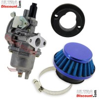 ultra-684-bleu-bis * vergaser-set 12 fur pocket bike dirt (blau)