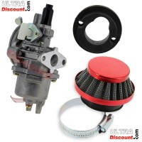 ultra-684-red-bis * vergaser-set 12 fur pocket dirt (rot)