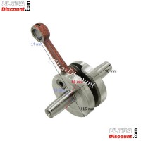 ultra-845-villebrequin-10mm kit 53 ccm 4 schleusen + kurbelwelle racing achse 10 mm (typ b rot)