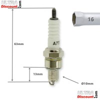 ultra-979-bis zundkerze fur motorroller baotian bt49qt-11