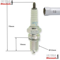 ultra-dpr7ea9-ngk-bis zundkerze ngk dpr7ea9 fur shineray quad 250st-9c