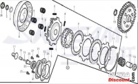 ctlutchskyteam50 reibscheibe kupplung fur skyteam 50cc