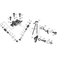 descriptif-culbuteur-shineray-250st-9e unterlegescheibe fur die achse des nockenritzels quad shineray 250st-9