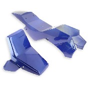 Verkleidung für pocket supermoto blau - Typ 1